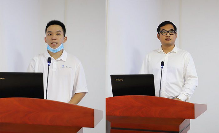 老员工代表讲话。。。。。李立云 摄4.JPG